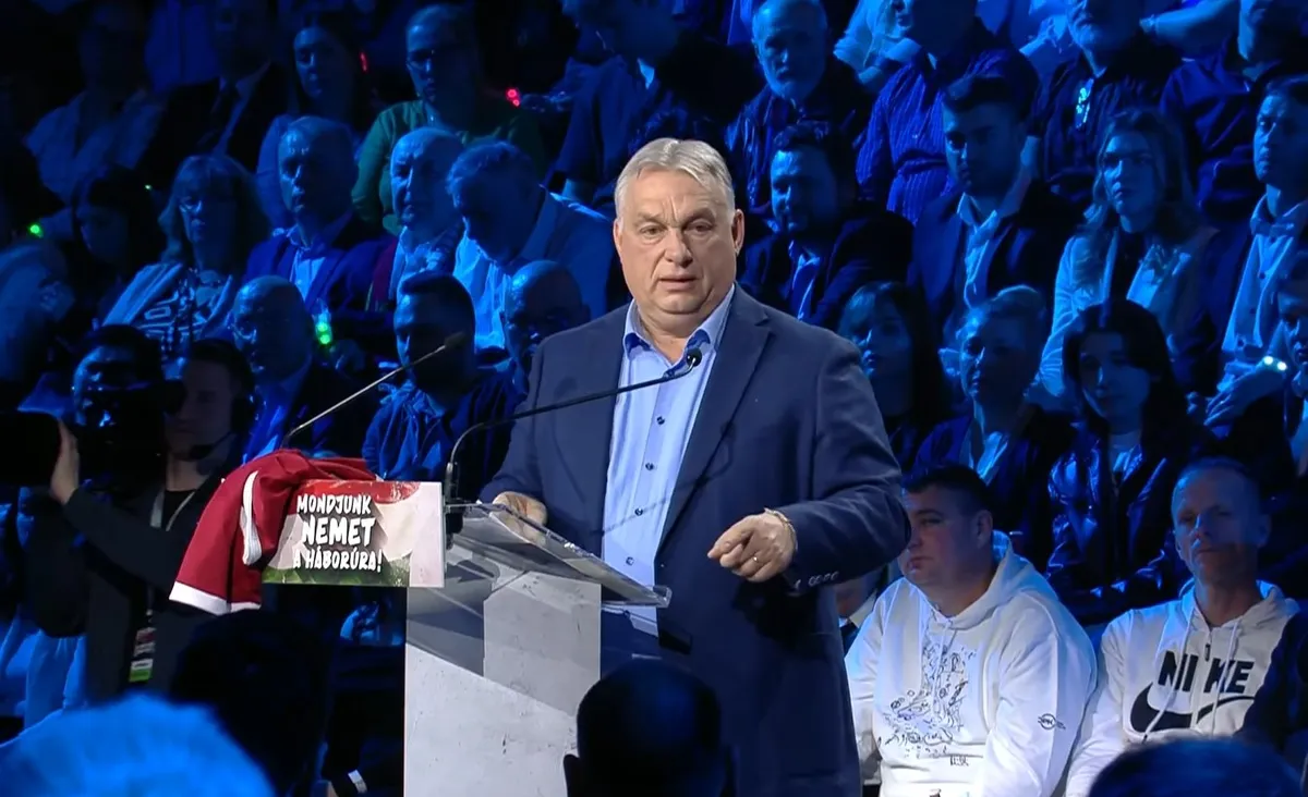 Háború ellenes Gyűlés HEGY Esztergom 2026.02.28. Orbán Viktor