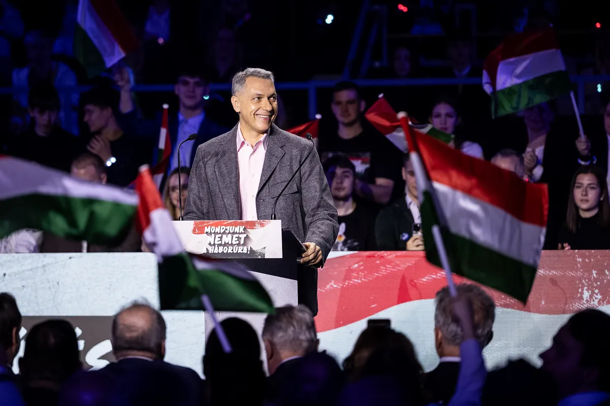 A Háborúellenes Gyűlésen Lázár János beszélt