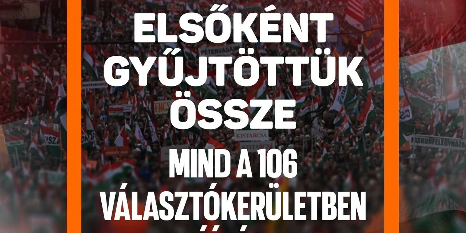 Fidesz: Elsőként gyűjtöttük össze mind a 106 választókerületben az aláírásokat