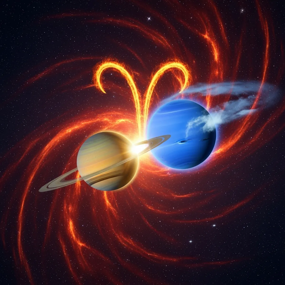 4 csillagjegynek sorsfordító változást hot a Szaturnusz és Neptunusz együttállásSaturn,And,Neptune,Conjunction,In,Aries