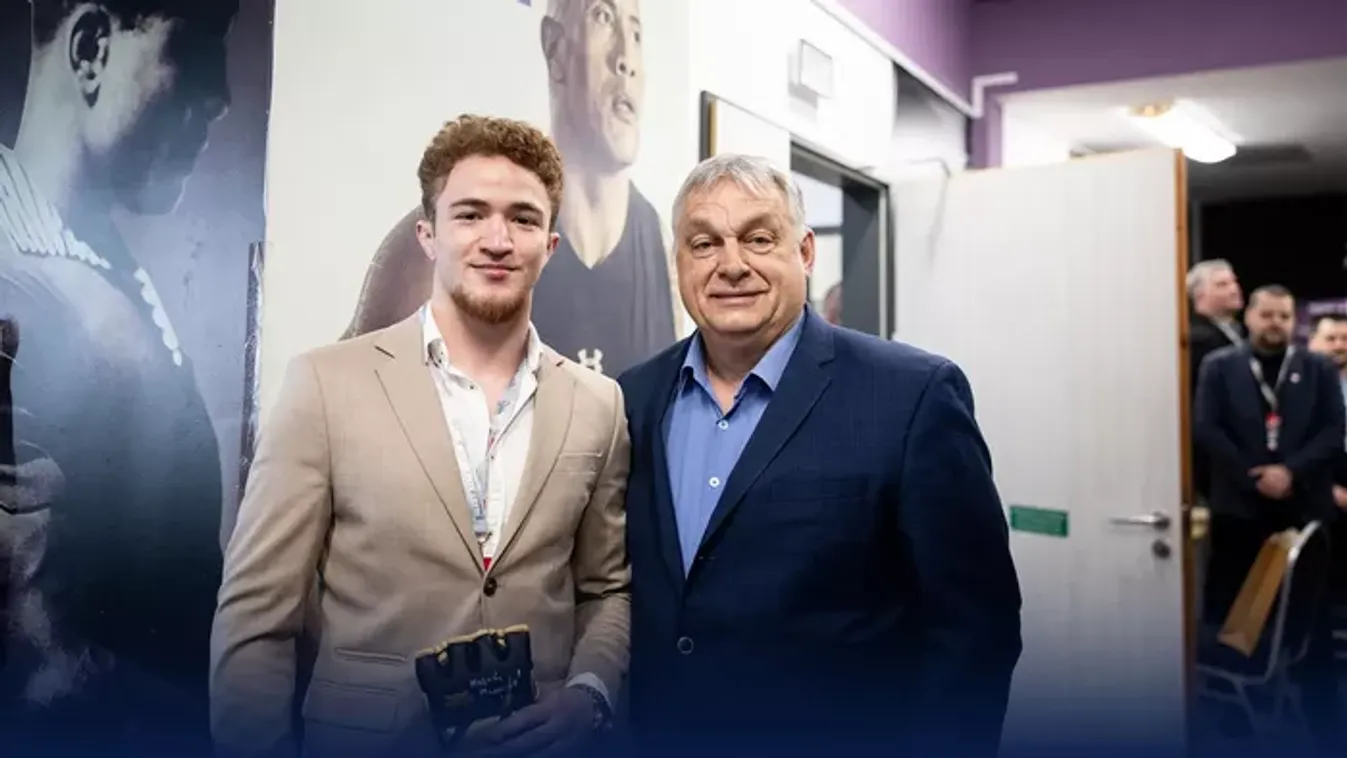 Közös fotóval üzent Lukács Nikolasznak Orbán Viktor