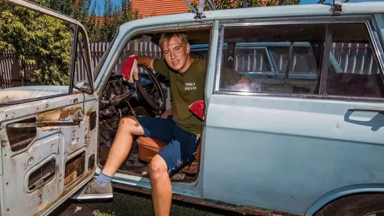 16 évesen ír veteránautó történelmet Gyurika