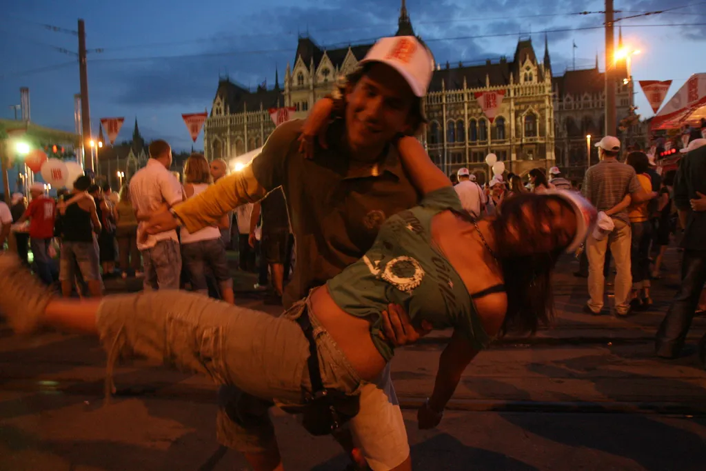 Kossuth tér csókrekord