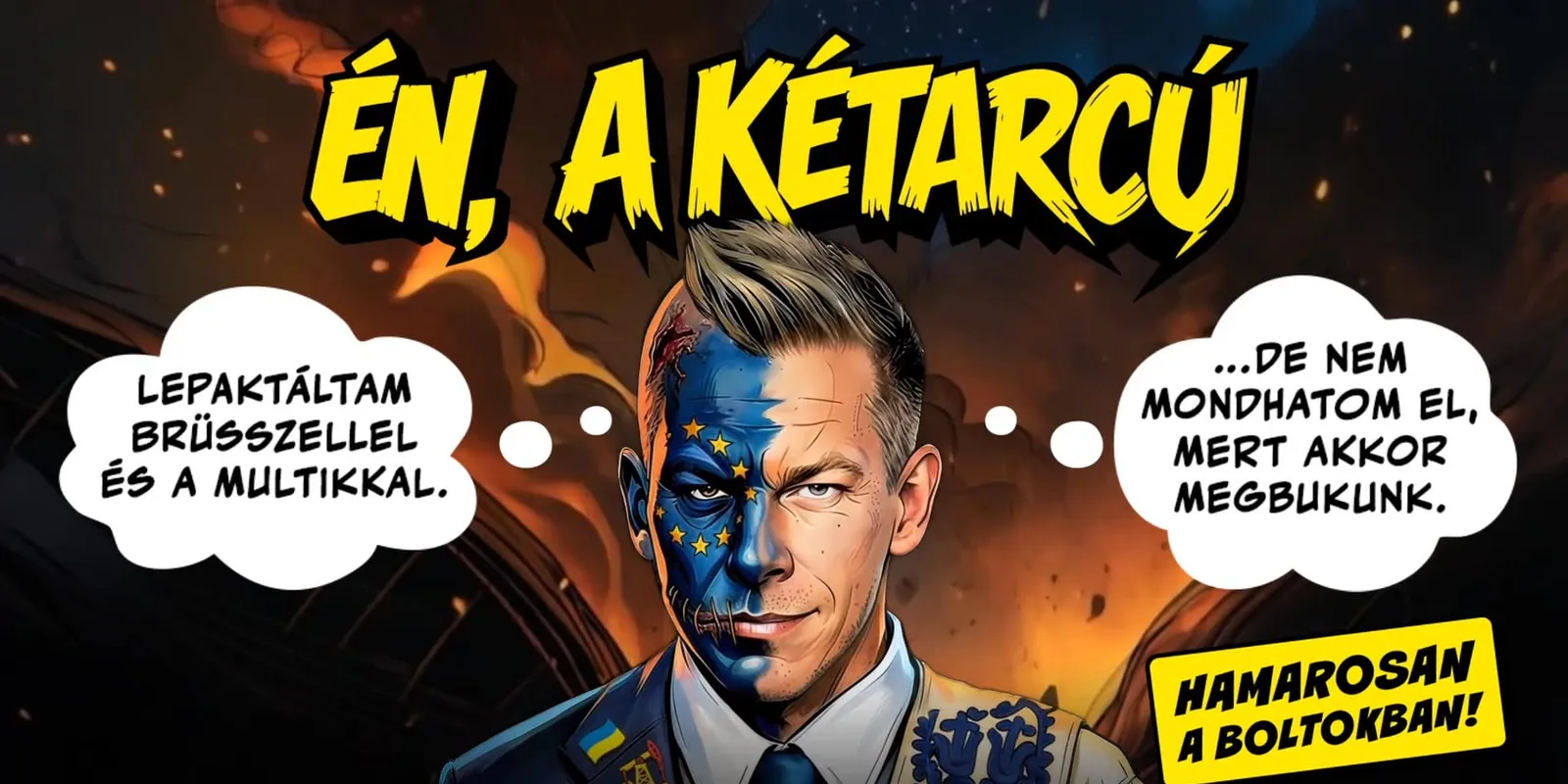 NEM: ekkortól lesz kapható a Magyar Péterről szóló képregény