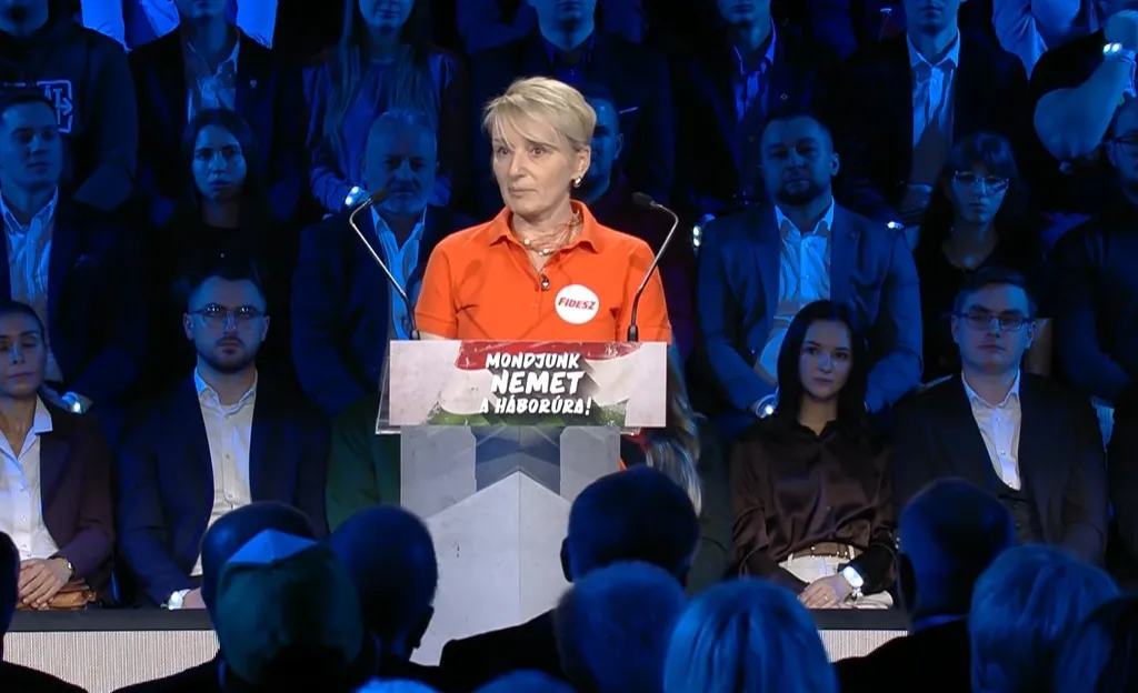 Háború ellenes Gyűlés HEGY Esztergom 2026.02.28.Czunyiné Bertalan Judit