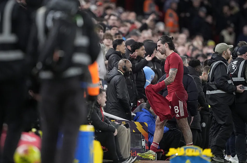 Szoboszlai Dominikot a 100. perc után állították ki a Liverpool-Manchester City meccsen