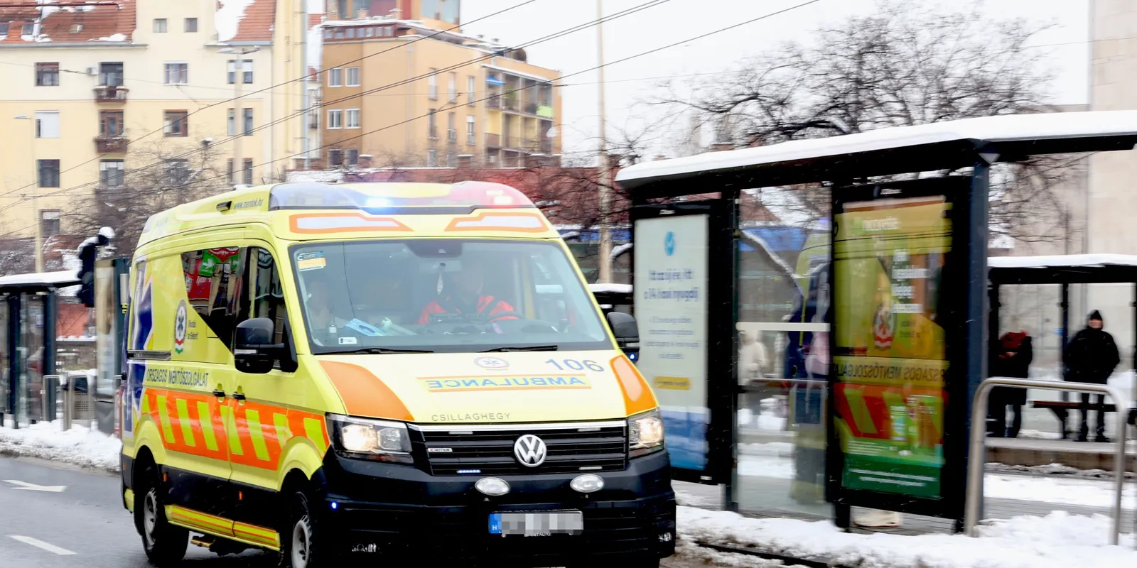 Villamosbaleset Kispesten: rohantak a mentők