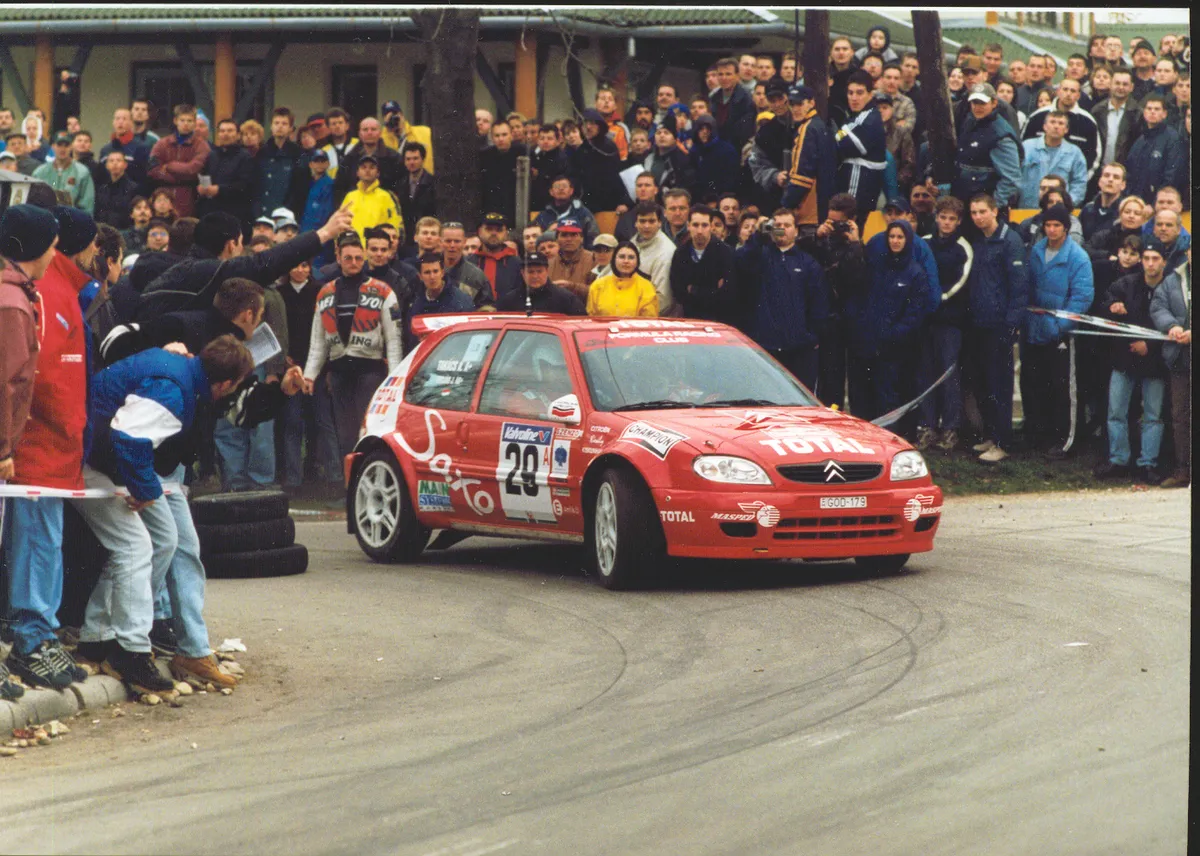 Kesjár János "Kesó" is sikeres autóversenyző volt, 20 évig versenyzett