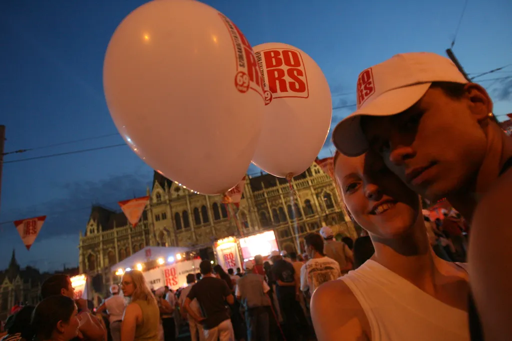 Kossuth tér csókrekord