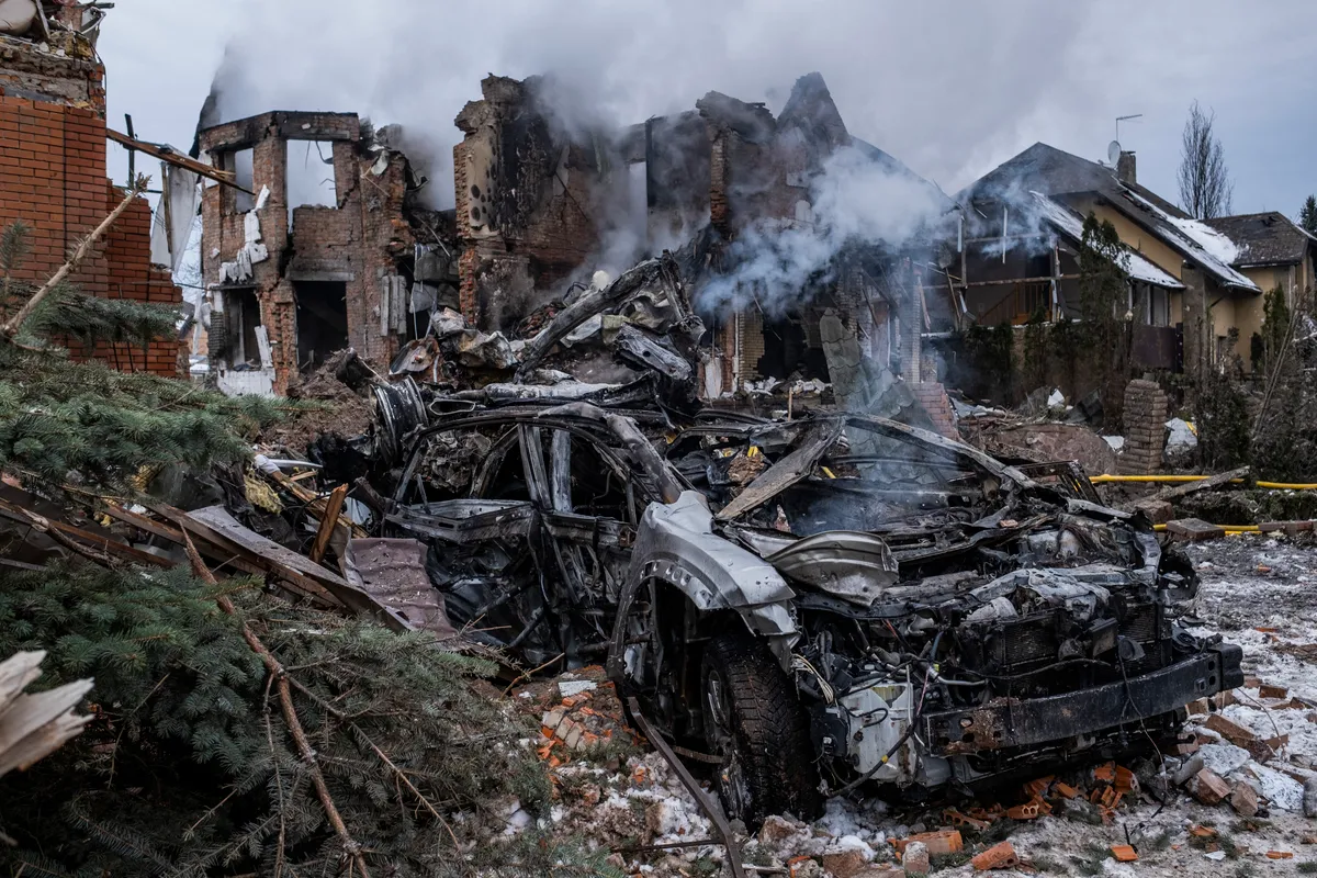 MASSIVE ATTACK ON KYIV - UKRAINE WAR