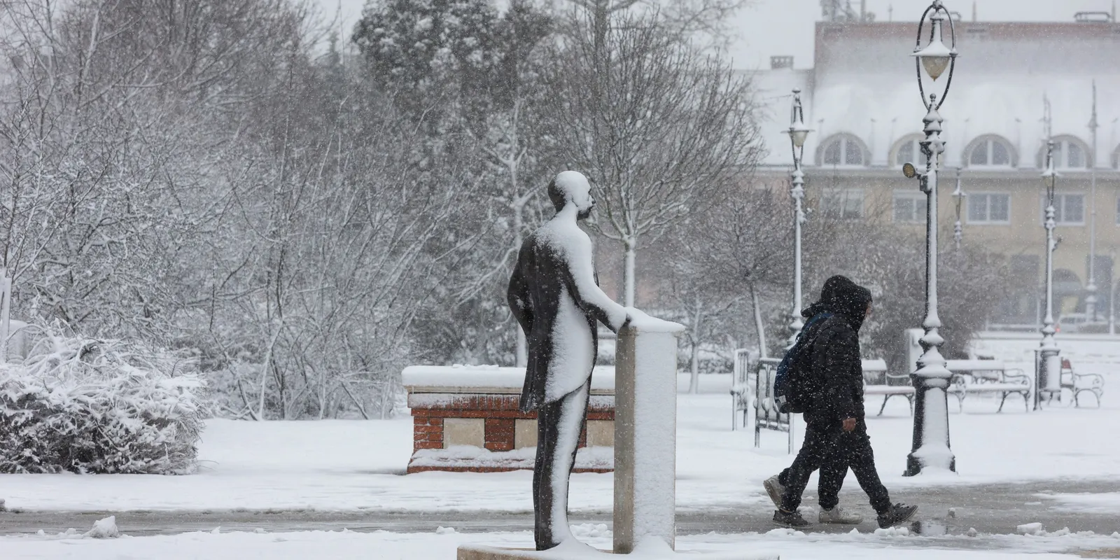 Varázslatos látvány: fehérbe borult a táj Nagykanizsán