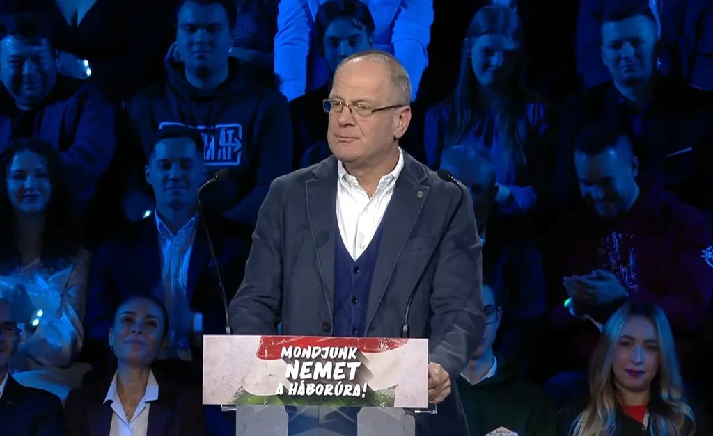 Háború ellenes Gyűlés HEGY Esztergom 2026.02.28. Navracsics Tibor