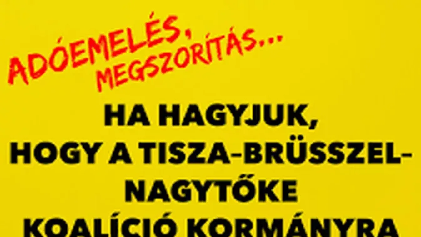 A Tisza–Brüsszel–nagytőke koalíció kizsebelné a családokat