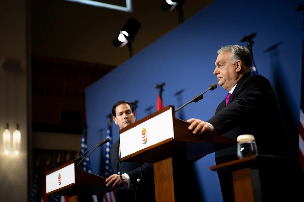 2026.02.16.Orbán Viktor és Marco Rubio közös sajtótájékoztató
