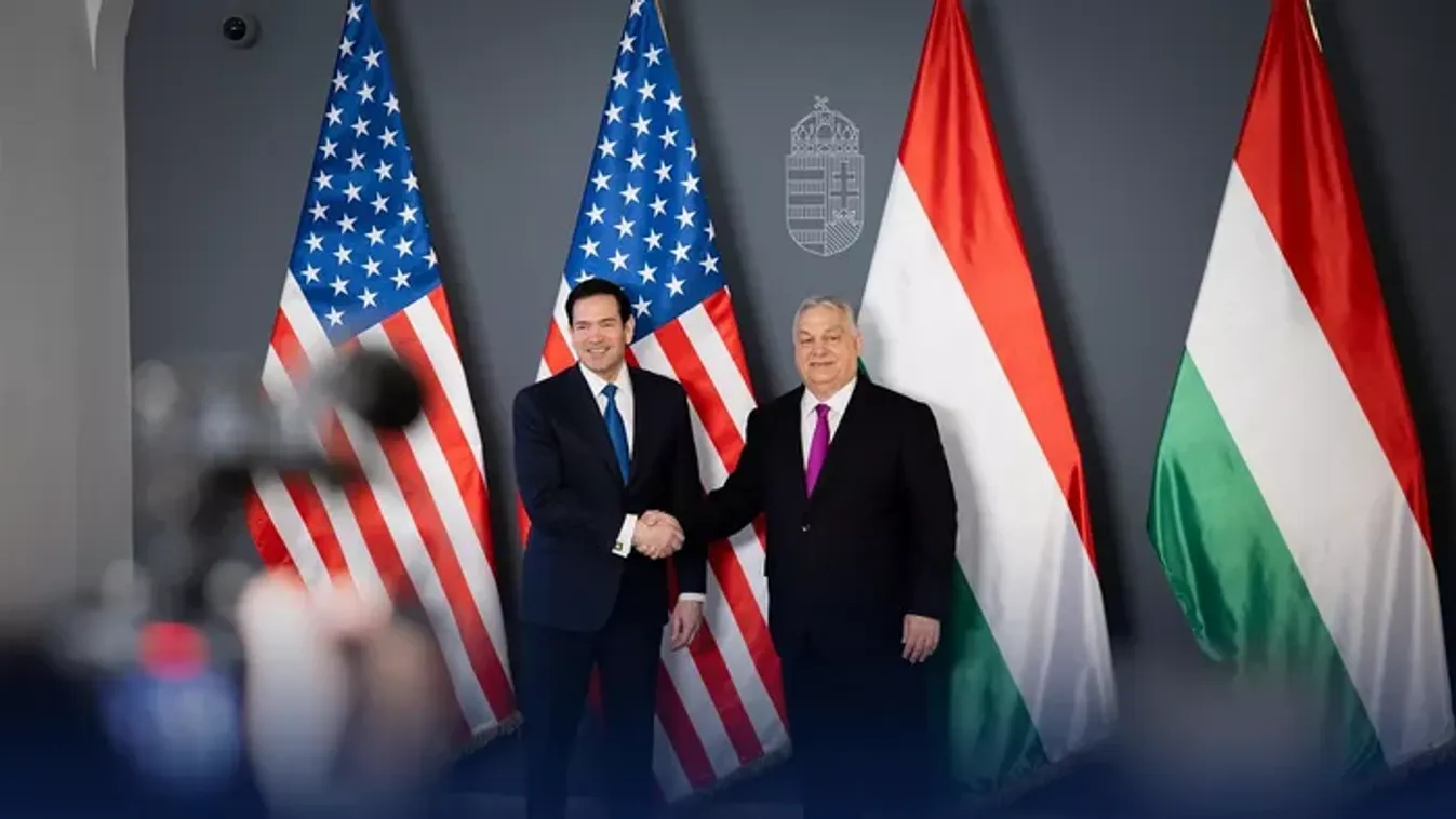 Marco Rubio és Orbán Viktor közös sajtótájékoztatója