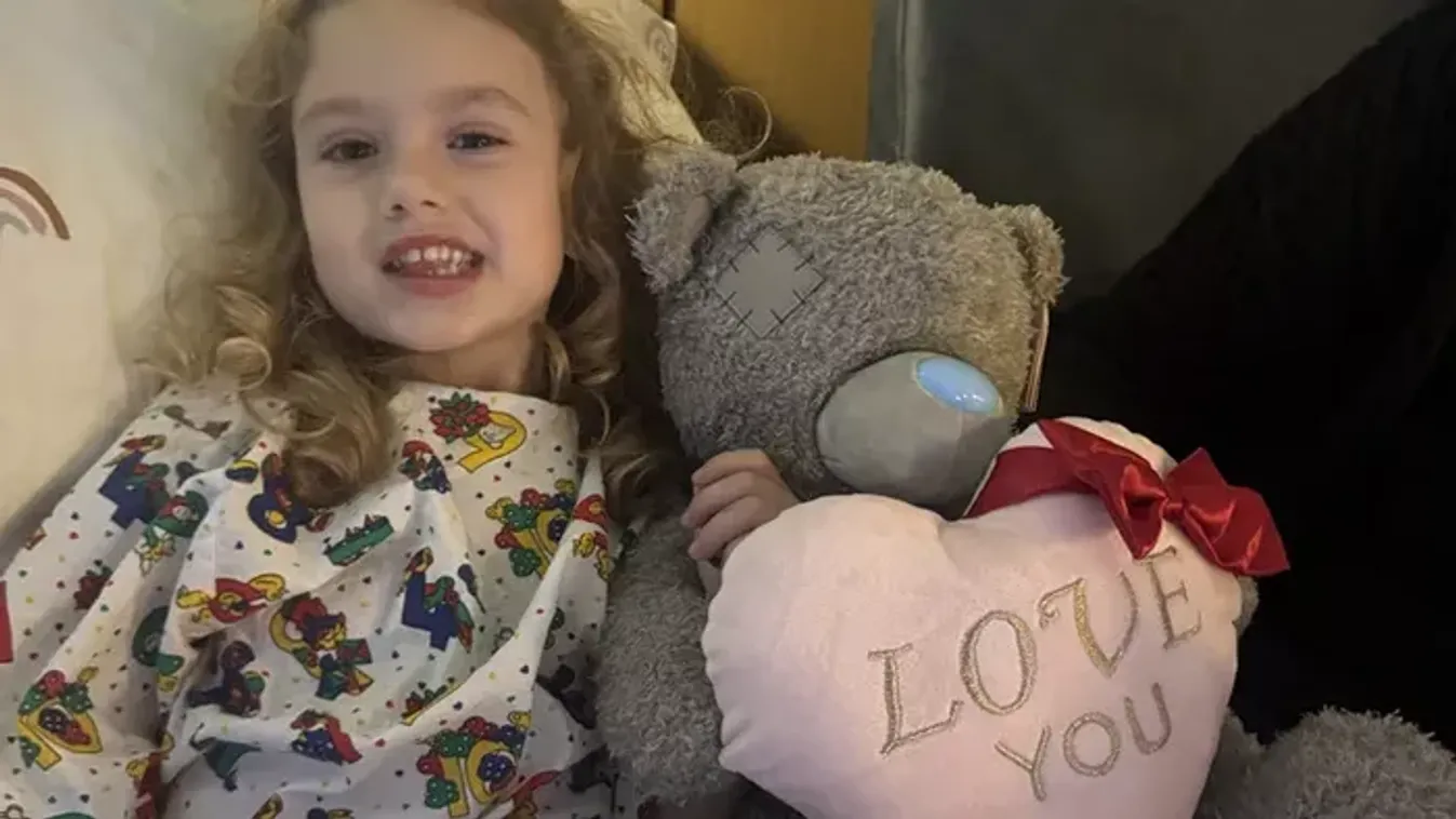 Agyvérzés miatt került kórházba a négyéves kislány