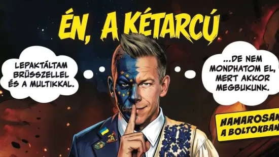 "ÉN, A KÉTARCÚ" néven képregény indul Magyar Péterről!