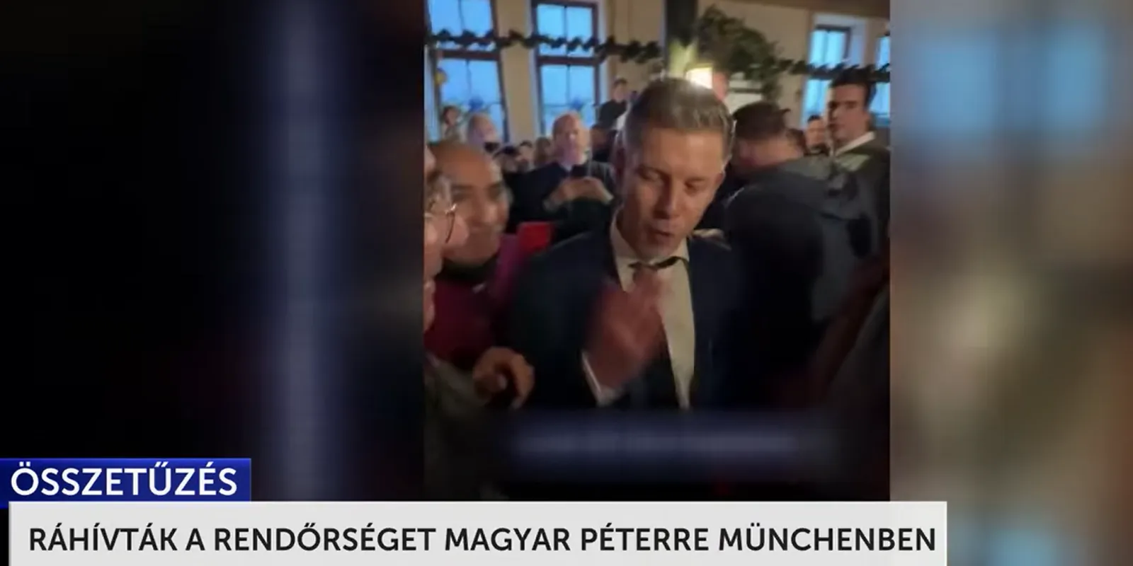 Rendőrt kellett hívni Magyar Péterre egy müncheni sörözőben