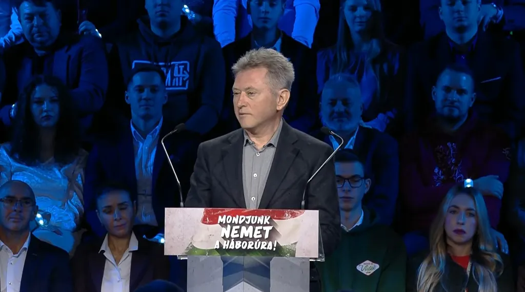 Háború ellenes Gyűlés HEGY Esztergom 2026.02.28. 
Bencsik János