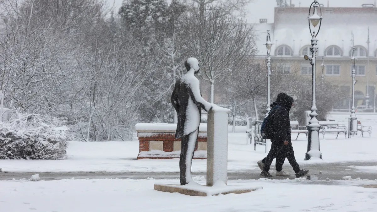 Varázslatos látvány: fehérbe borult a táj Nagykanizsán - Galéria