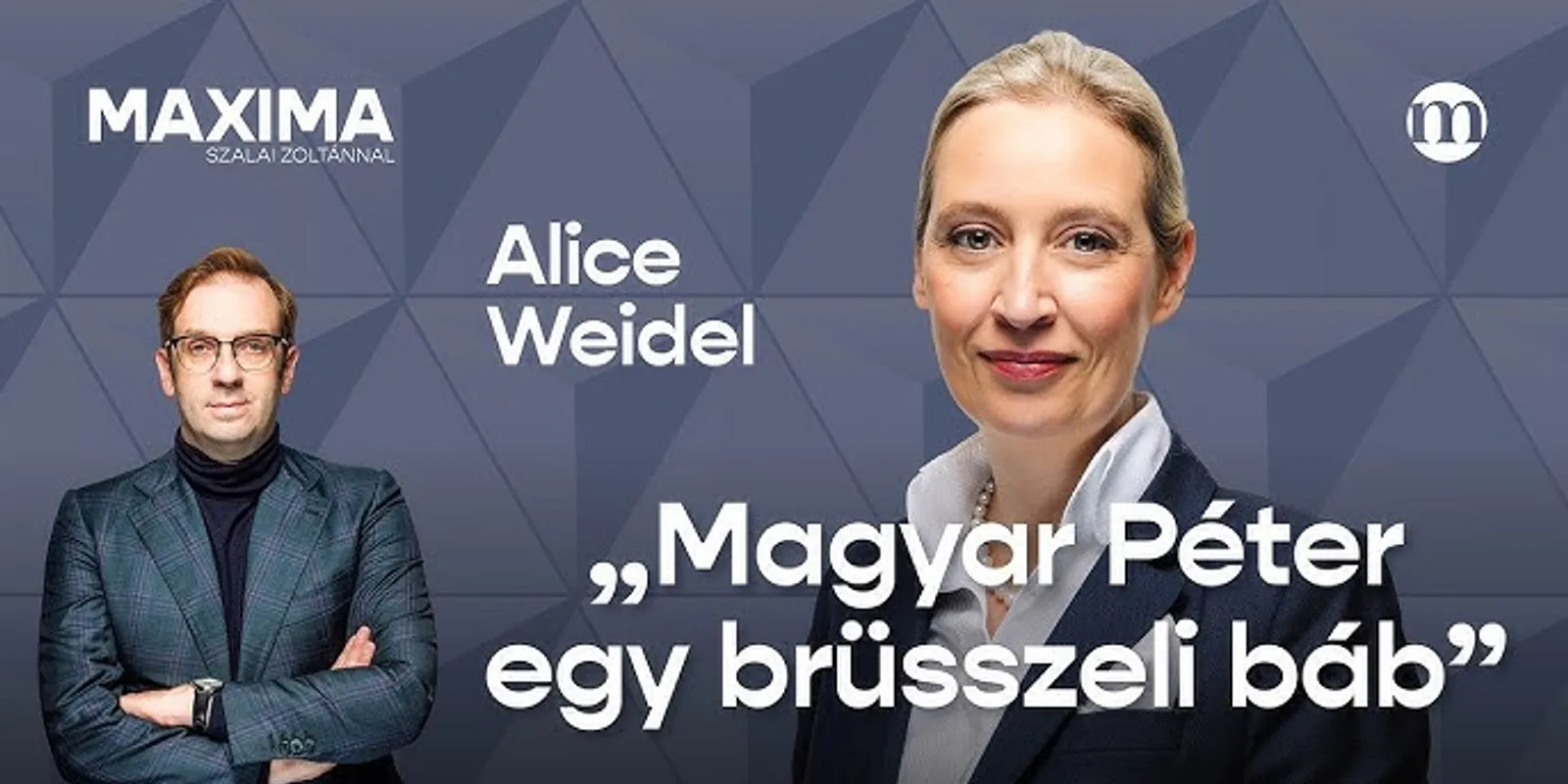 Alice Weidel: Orbán Viktor az egyetlen garancia