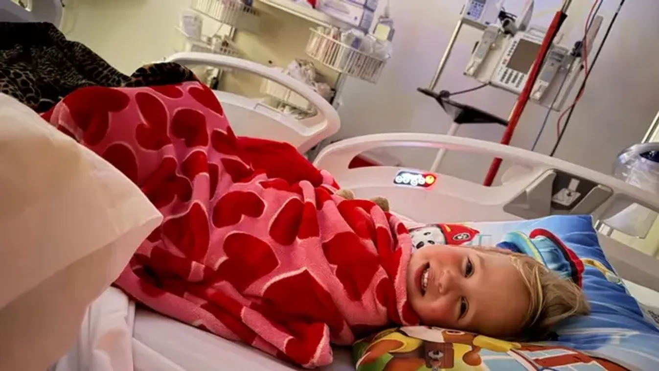 Egy egész csapat áll mögötte: így biztatják az építőmunkások a szívátültetésre váró kislányt