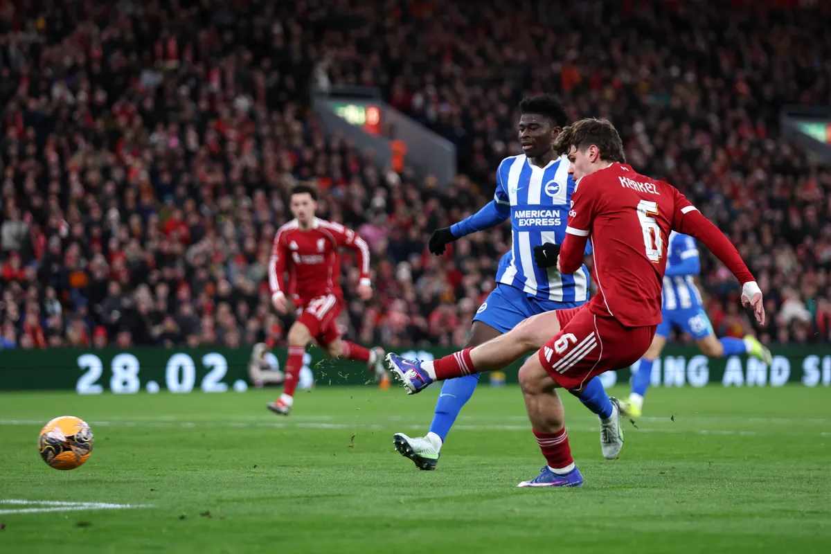 Kerkez Milos gólpasszt adott a Liverpool-Brighton FA-kupa mérkőzésen