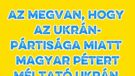 A Magyar Pétert dícsérő ukrán elemző a Telexnek dolgozik