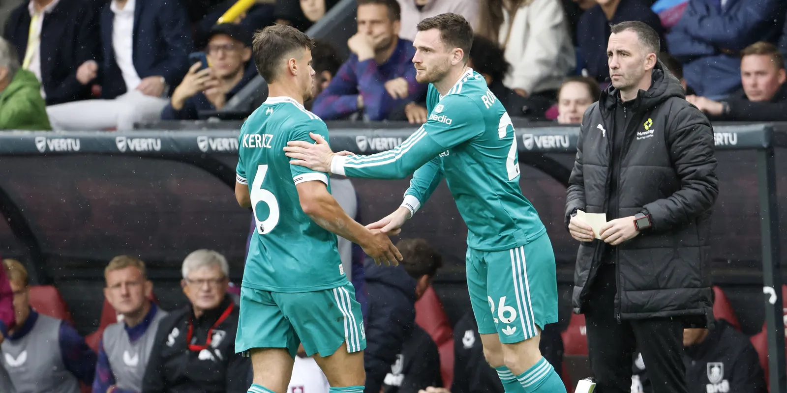 Áll a bál Liverpoolban, Kerkez Milos miatt nagyon összevesztek a Liverpool szurkolók