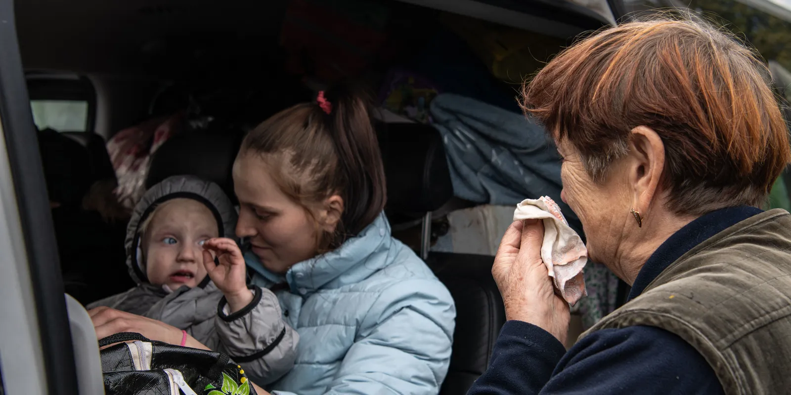 Mindent maga mögött hagyott az ukrán család