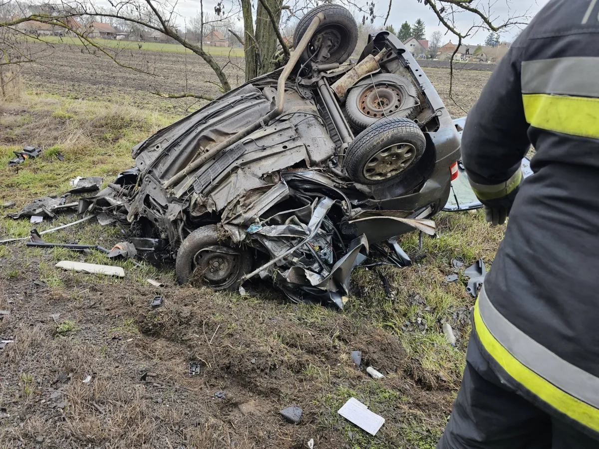 halálos baleset Szalkszentmárton, frontális ütközés