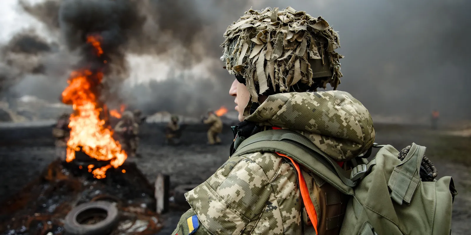 Az ukránok köröket vertek a NATO járműveire