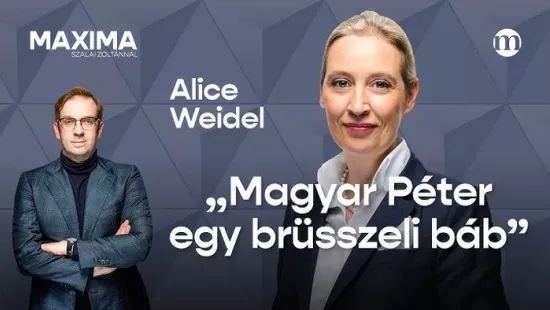 Alice Weidel: Orbán Viktor az egyetlen garancia