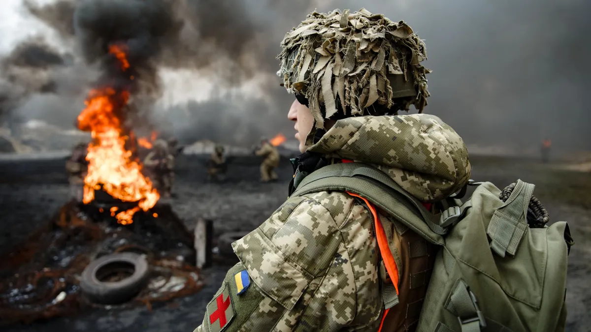 Ukraine,March,22,,2023,Ukrainian,Military,Practice,Assault,Tactics,At