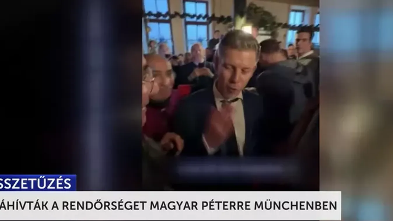 Rendőrt kellett hívni Magyar Péterre egy müncheni sörözőben