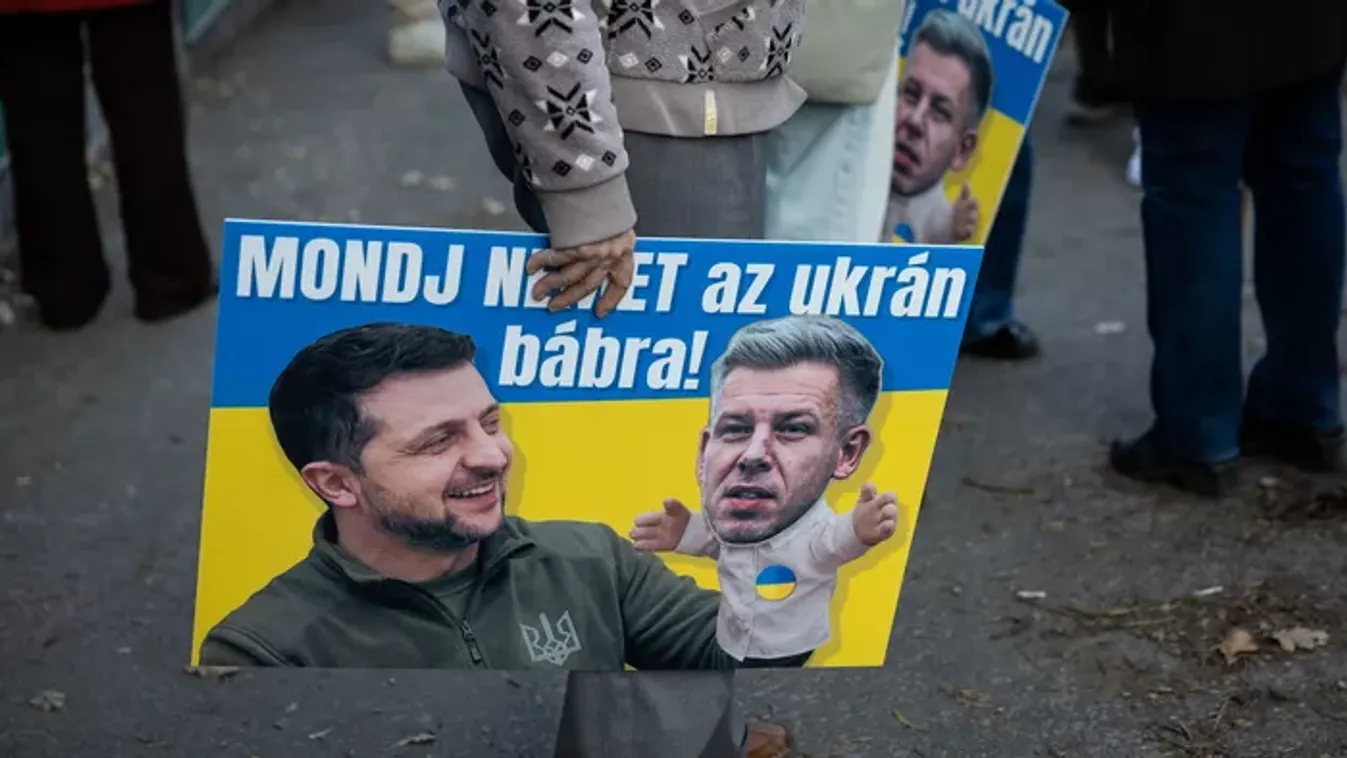 "Zelenszkij hívja vissza a verőembereit"– az ukrán fenyegetések ellen tüntettek Budapesten