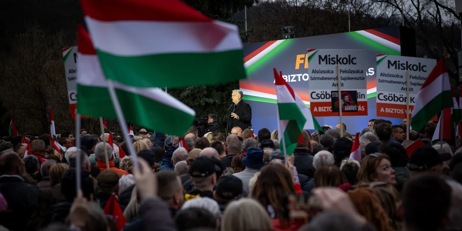 Orbán Viktor: miskolciak megmutatták, biztosra akarnak menni