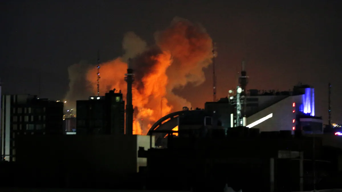 Multiple explosions reported across Tehran