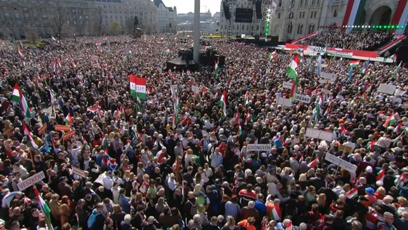 Orbán Viktor: Vállalom, hogy ilyen felfordult világban is megőrizzük Magyarországot a biztonság és a nyugalom szigetének