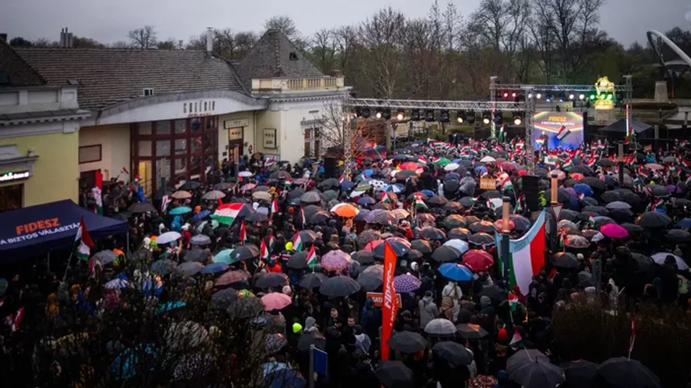 Orbán Viktor: „Esőben is maradunk végig!”
