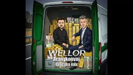 „De útba esik Magyar Péter” – elképesztő dal született az ukrán aranykonvojról