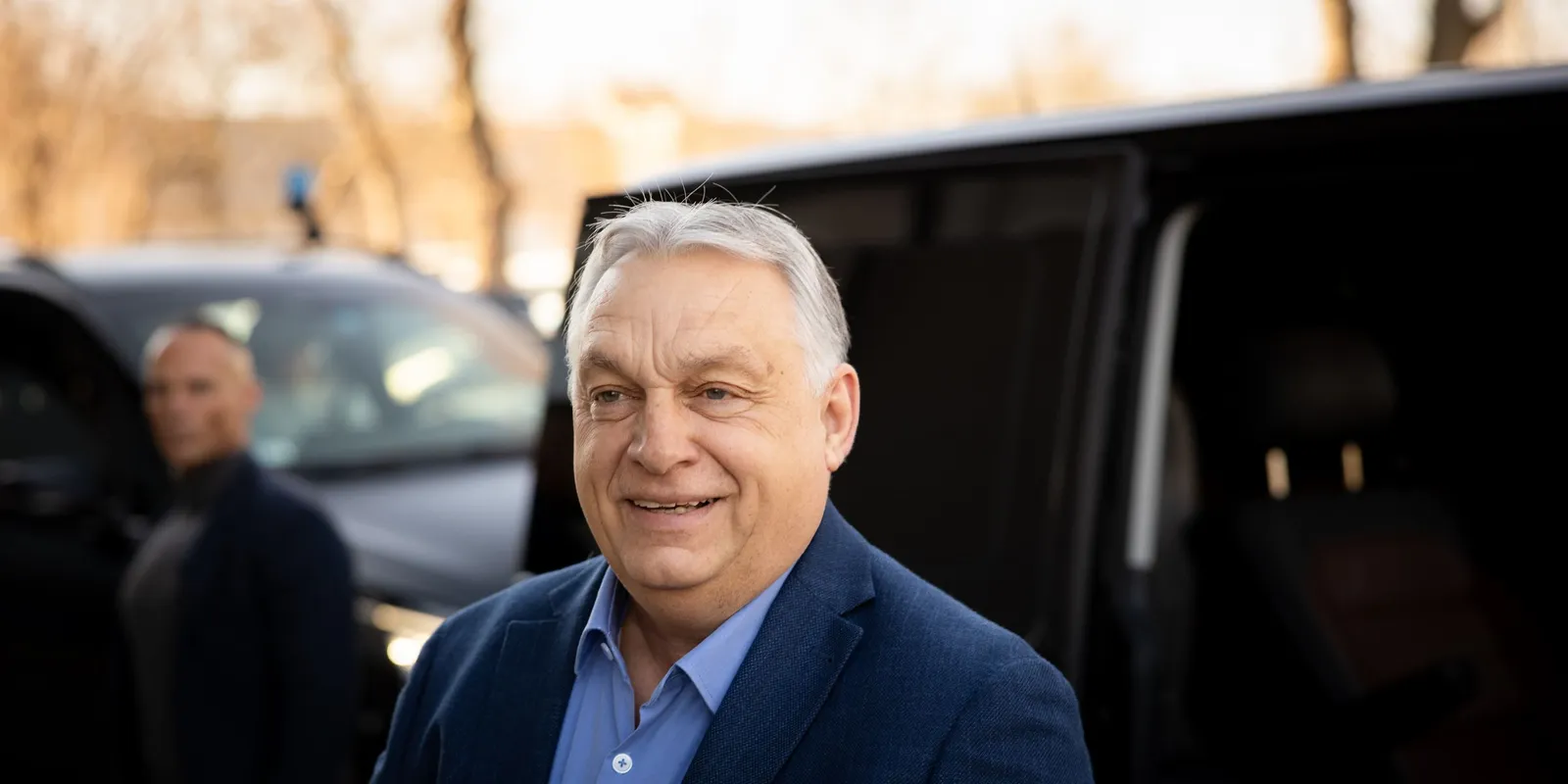 Orbán Viktor megérkezett a debreceni Háborúellenes Gyűlésre