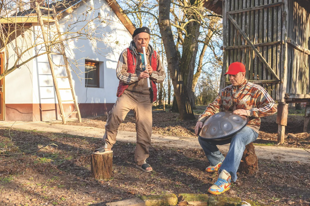 Laár András és O.G. Duck