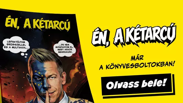 Én, a Kétarcú! Máris nagy siker a Magyar Péter képregény