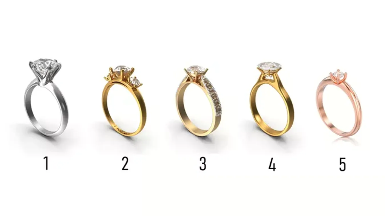 Válassz egy gyűrűt, tudd meg, milyen nő vagy!