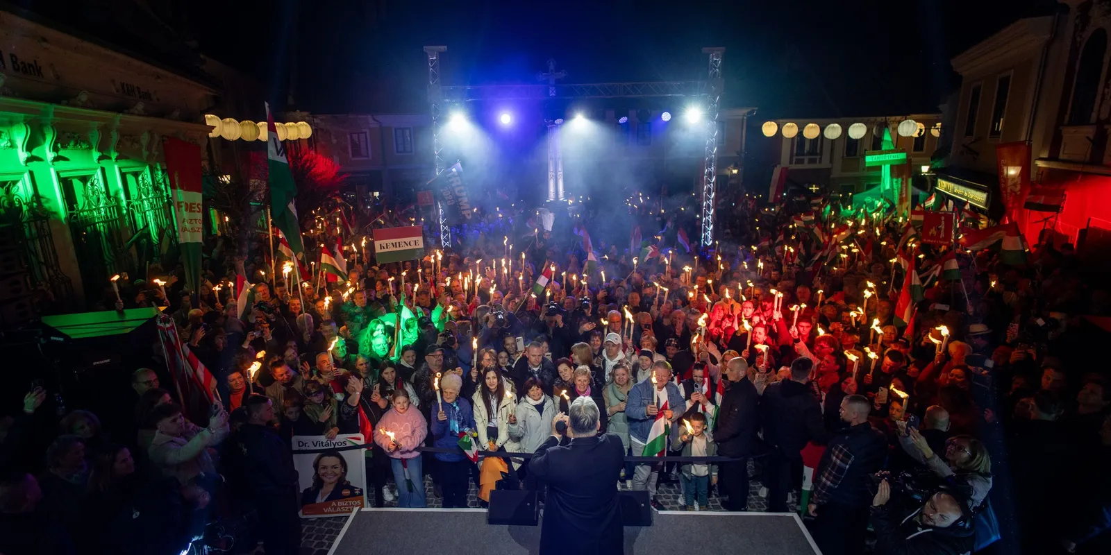 Orbán Viktor a szentendrei Békemeneten szólal fel - videó