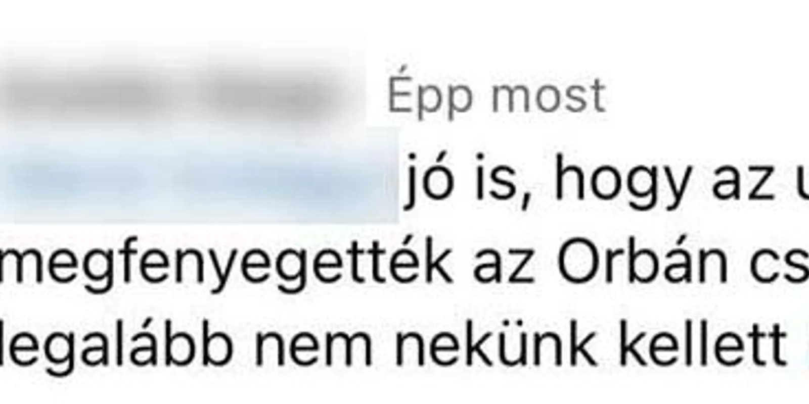 Így örülnek a tiszások az Orbán-család fenyegetésének