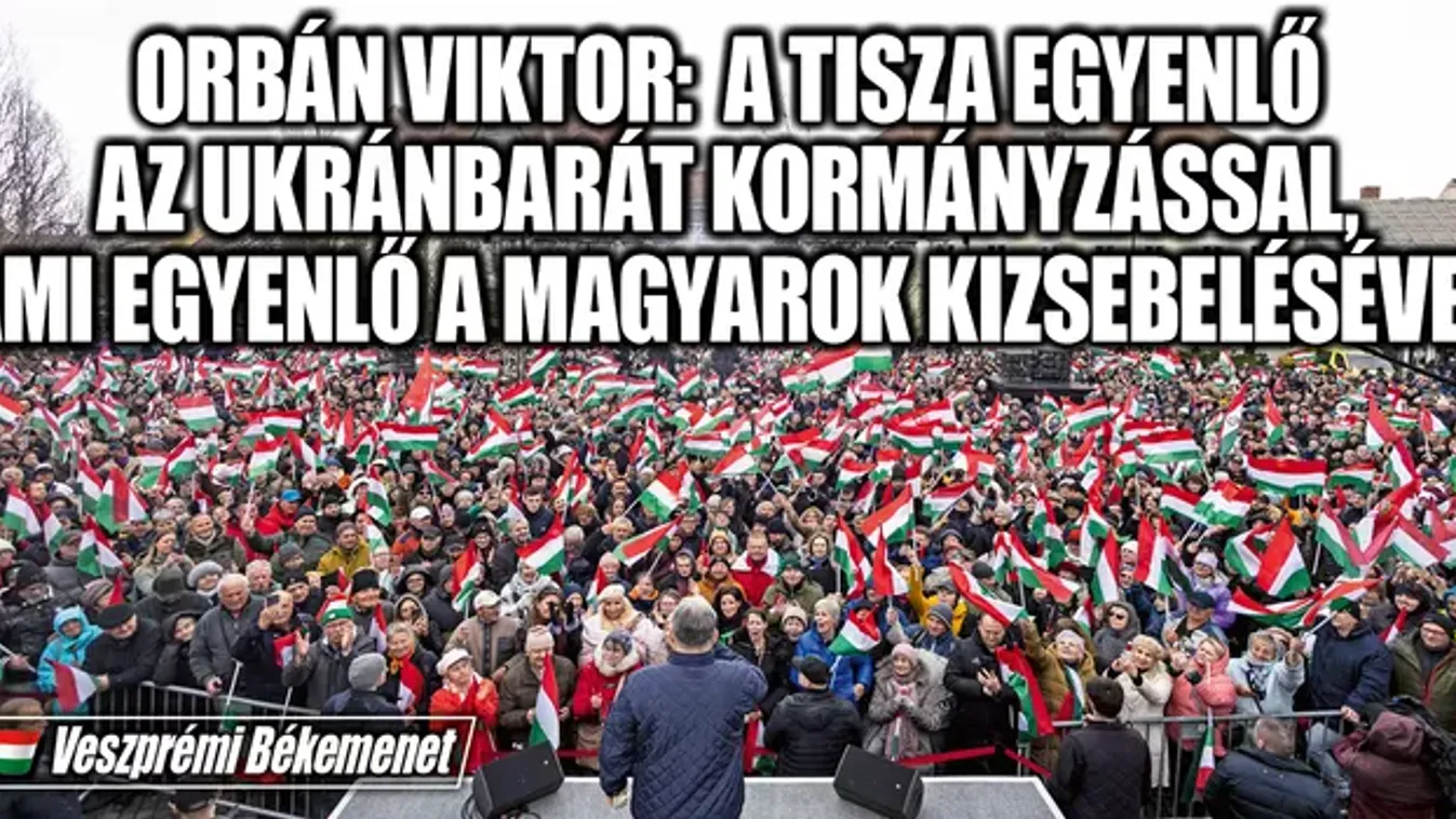 Orbán Viktor ezt mondta Veszprémben