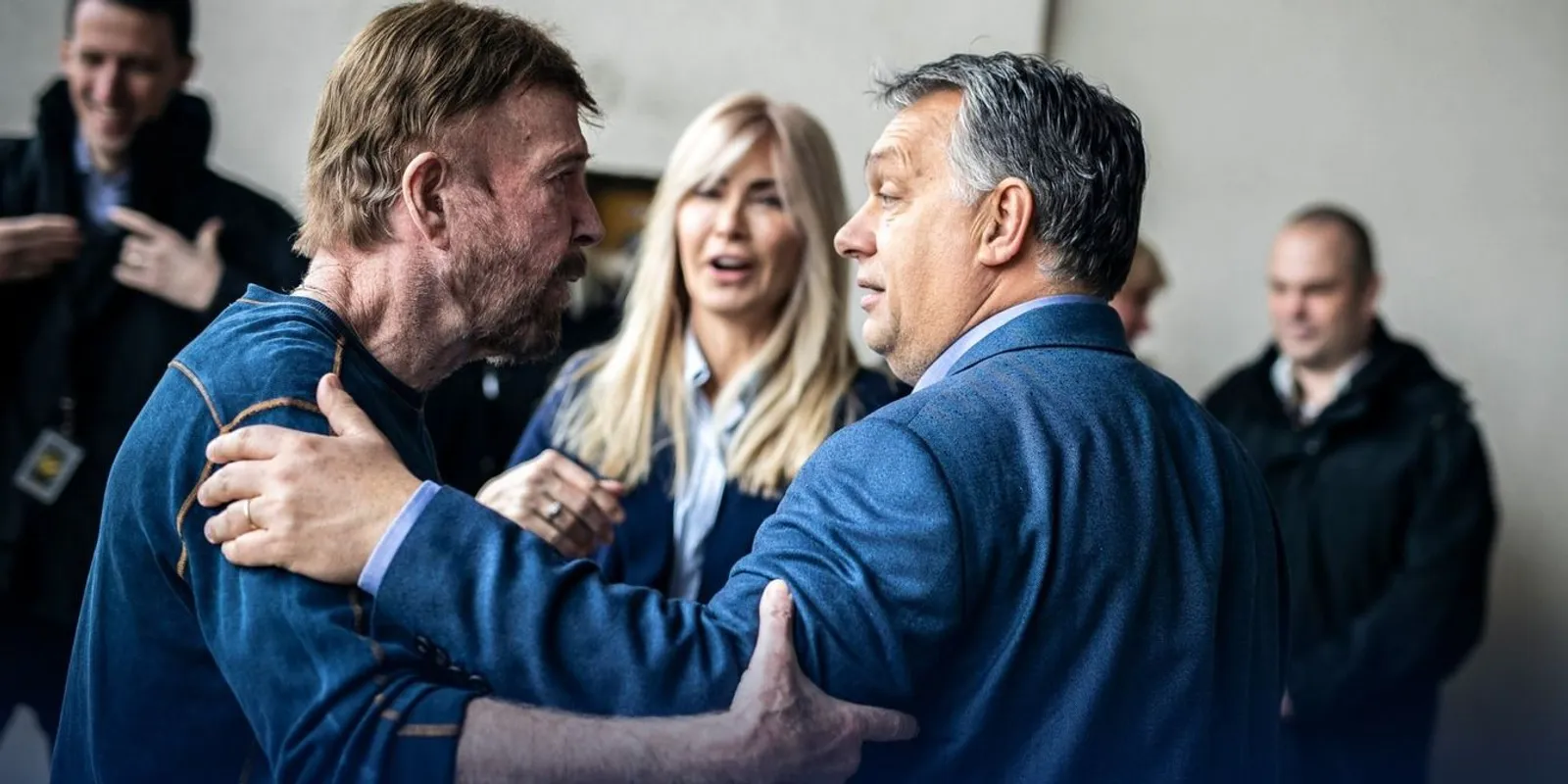 Így búcsúzott Chuck Norristól Orbán Viktor