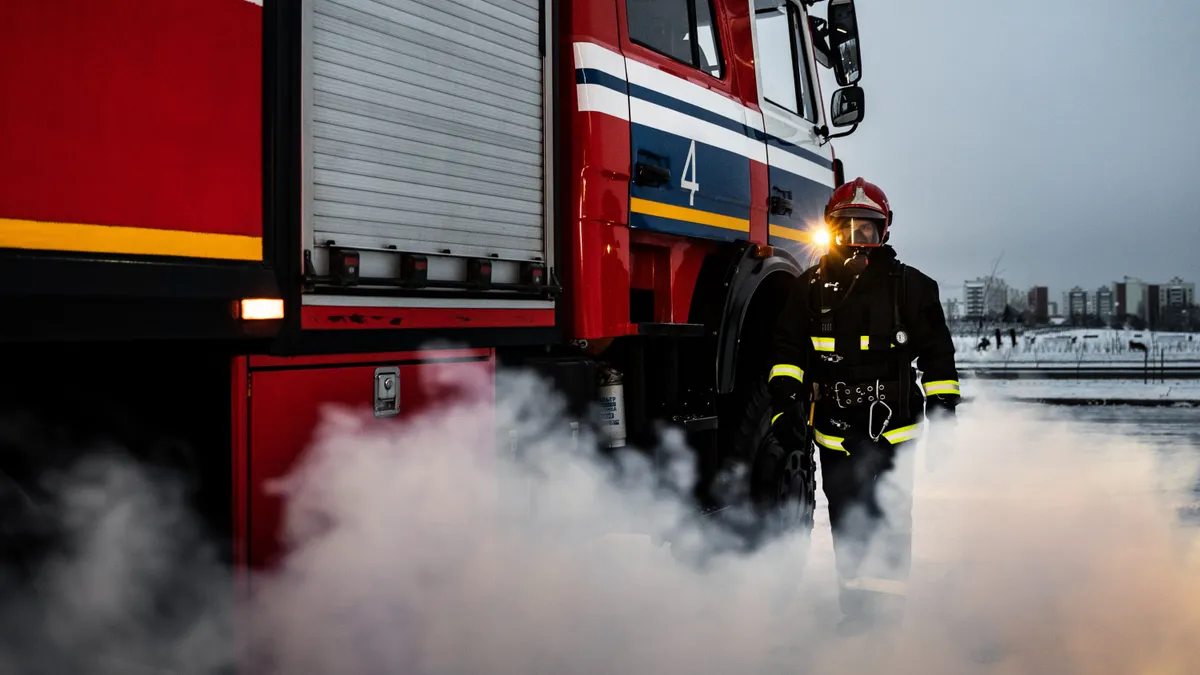 A szülés után egy családtag kérte a tűzoltók segítségét